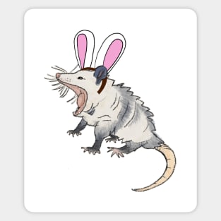 Easter Opossum Sticker